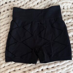 NovaSport Black High-Waisted Women Shorts